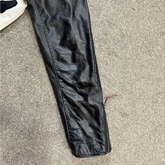 Harley-Davidson® Women's Leather Sleeve Denim Casual Moto Jacket size XL - Picture 9 of 11